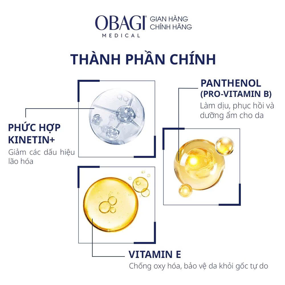 Kem dưỡng phục hồi làm dịu da Obagi Kinetin Hydrating Cream - 50ml
