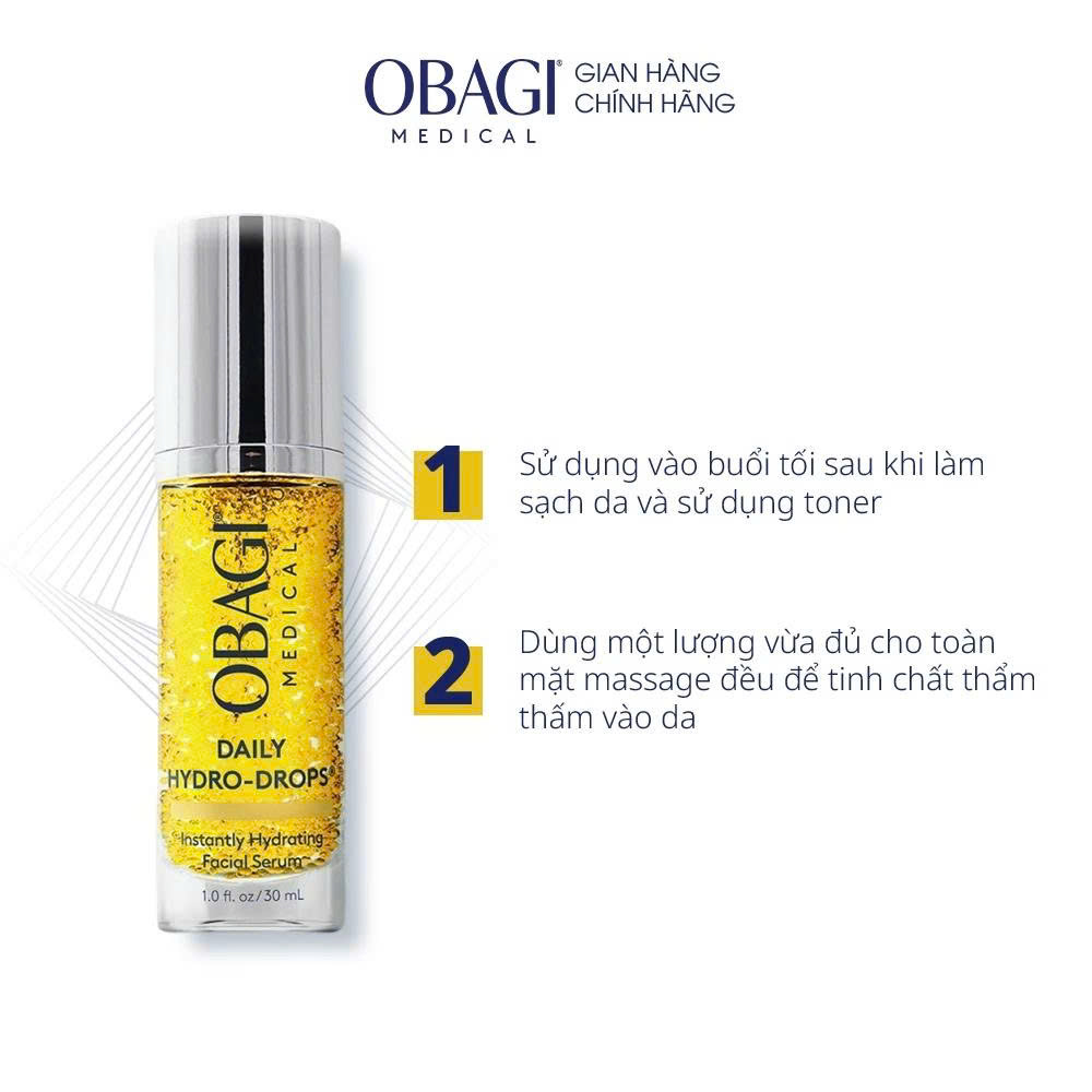 Tinh chất cấp nước phục hồi da Obagi Daily Hydro Drops