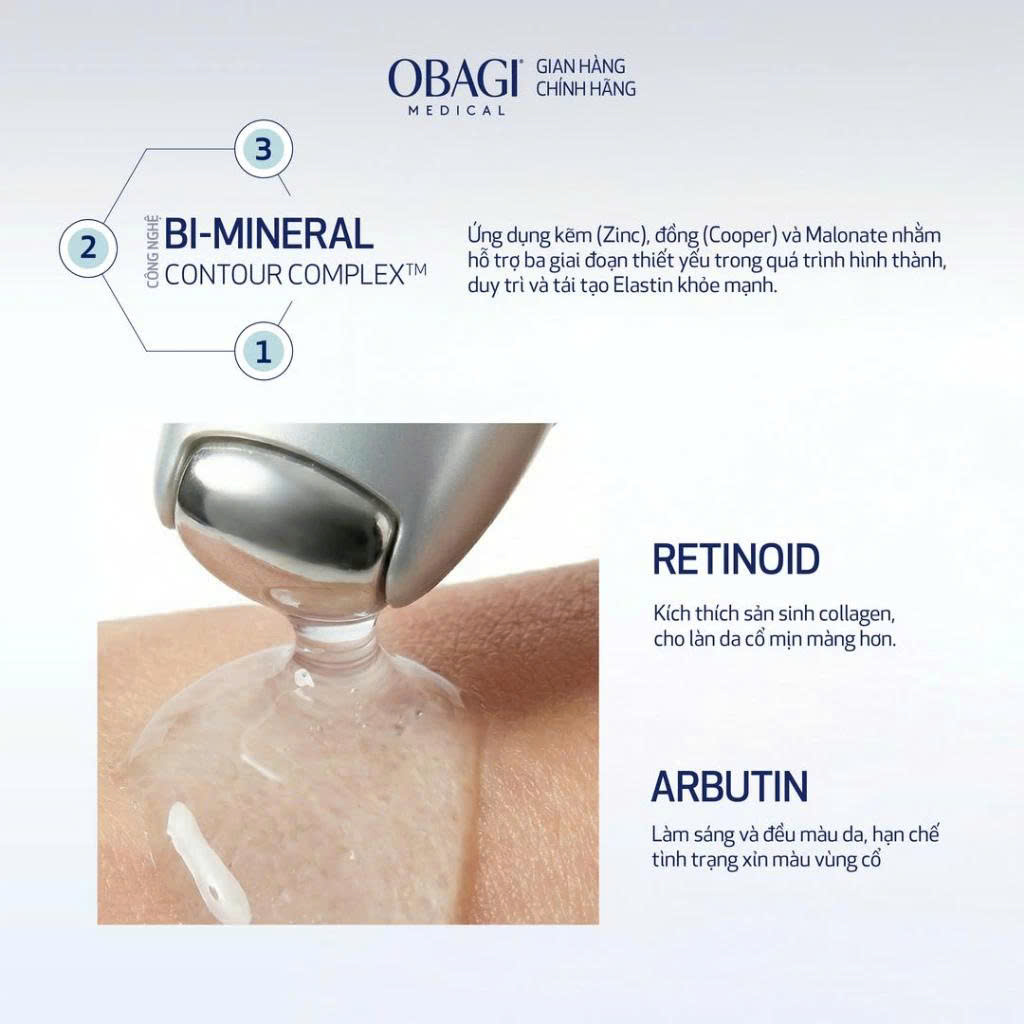 Tinh chất trẻ hóa da cổ Obagi Elastiderm Neck and Décolleté Concentrate