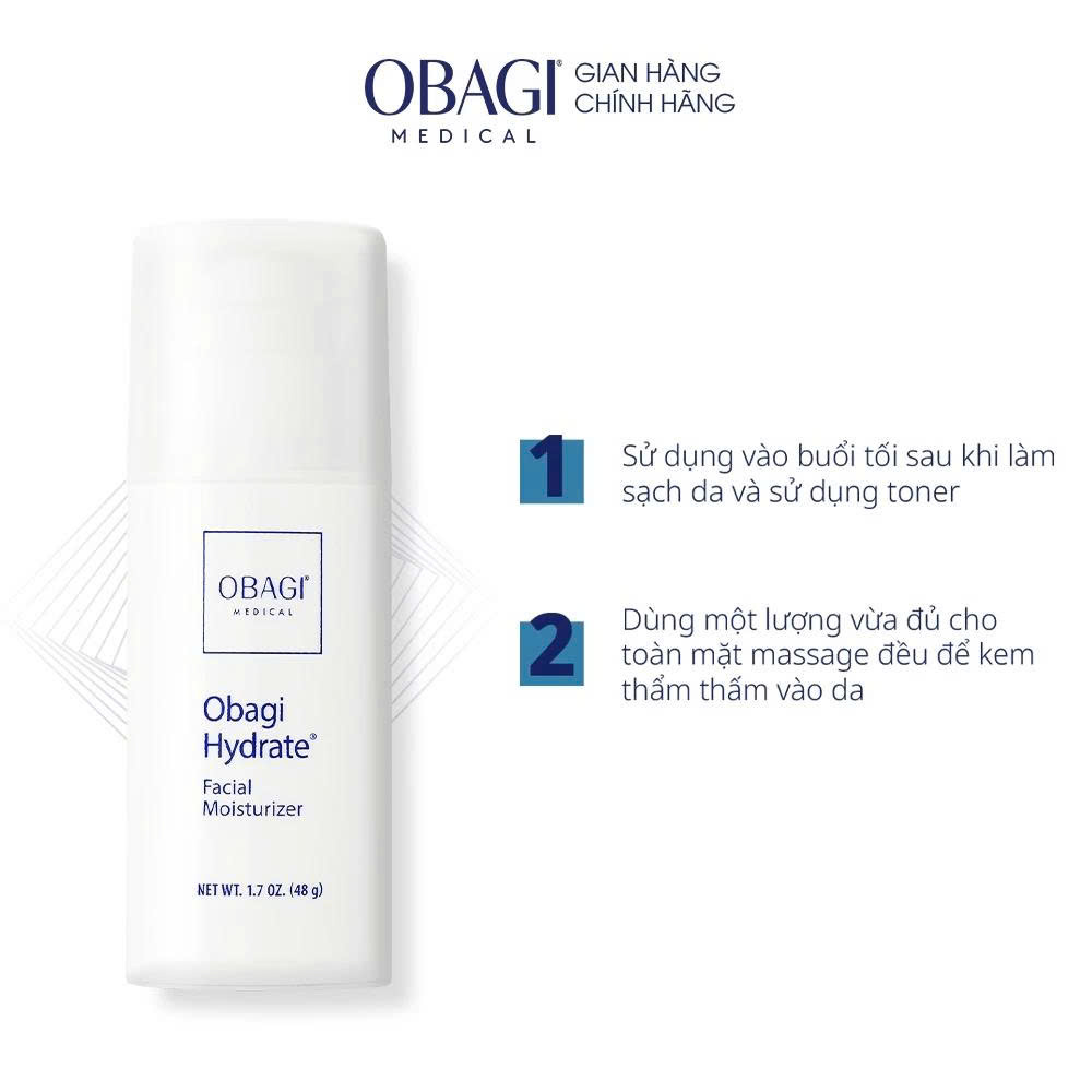 Kem dưỡng ẩm Obagi Hydrate Facial Moisturizer - 48g