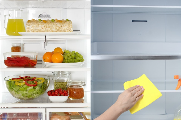 5 mẹo giúp bạn tẩy nhanh vết ố vàng trong tủ lạnh