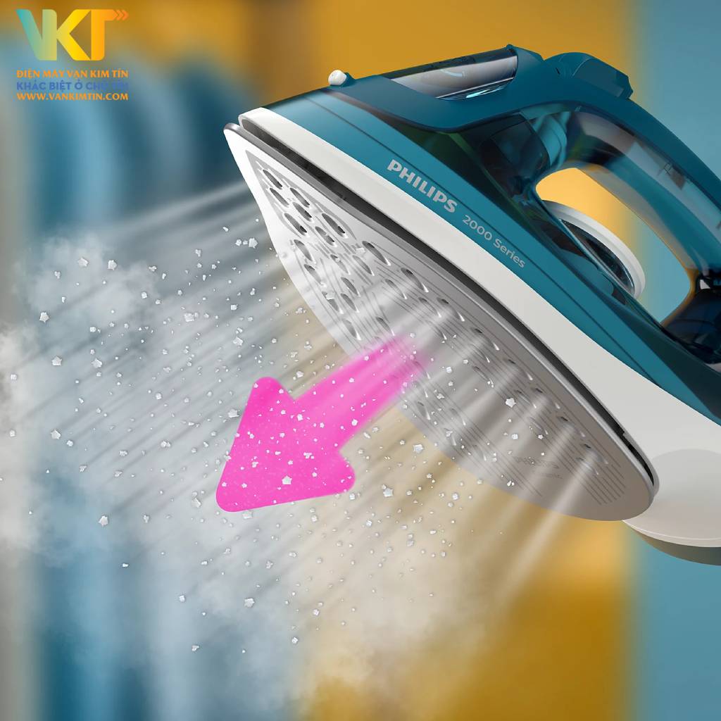 Bàn ủi hơi nước Philips DST2030/90 - Hiệu suất mạnh mẽ với công suất 2000W và hơi nước 25g/phút