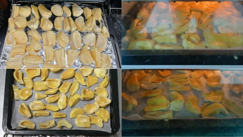 Làm mít sấy ngon, giòn rụm bằng lò nướng cực đơn giản