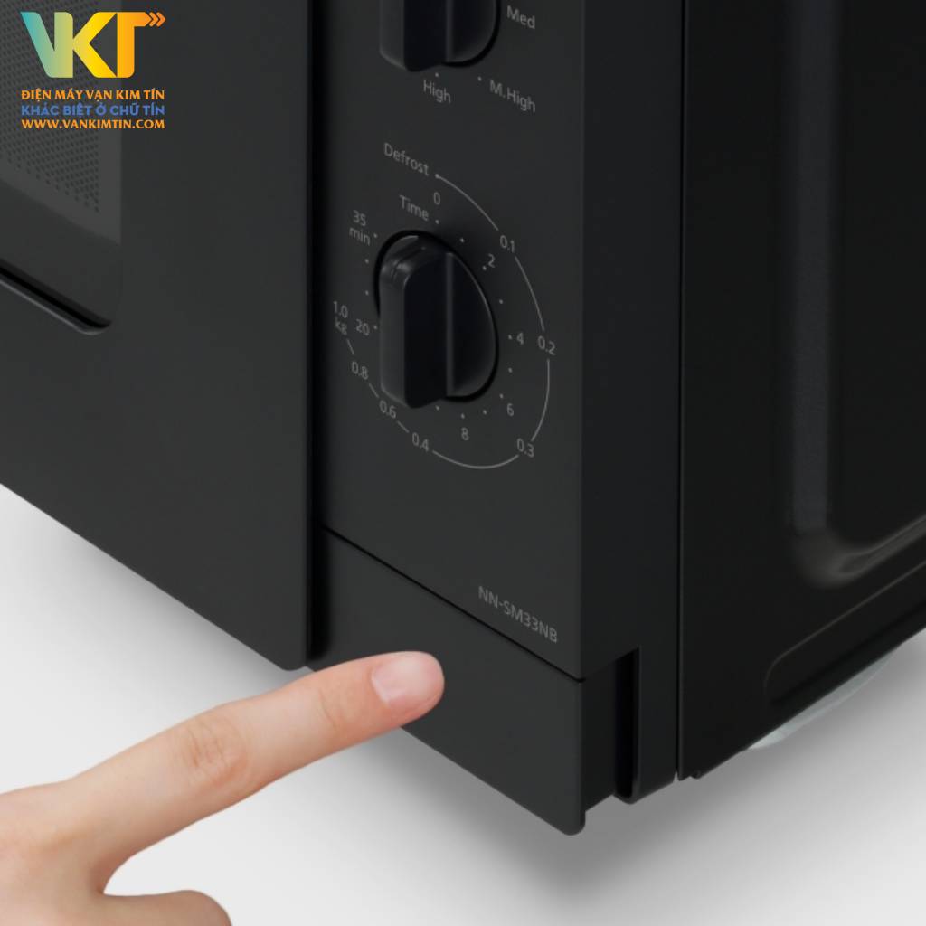Lò vi sóng Panasonic NN-SM33NBYUE - Chuông báo tiện lợi và tính năng hẹn giờ tối đa 35 phút