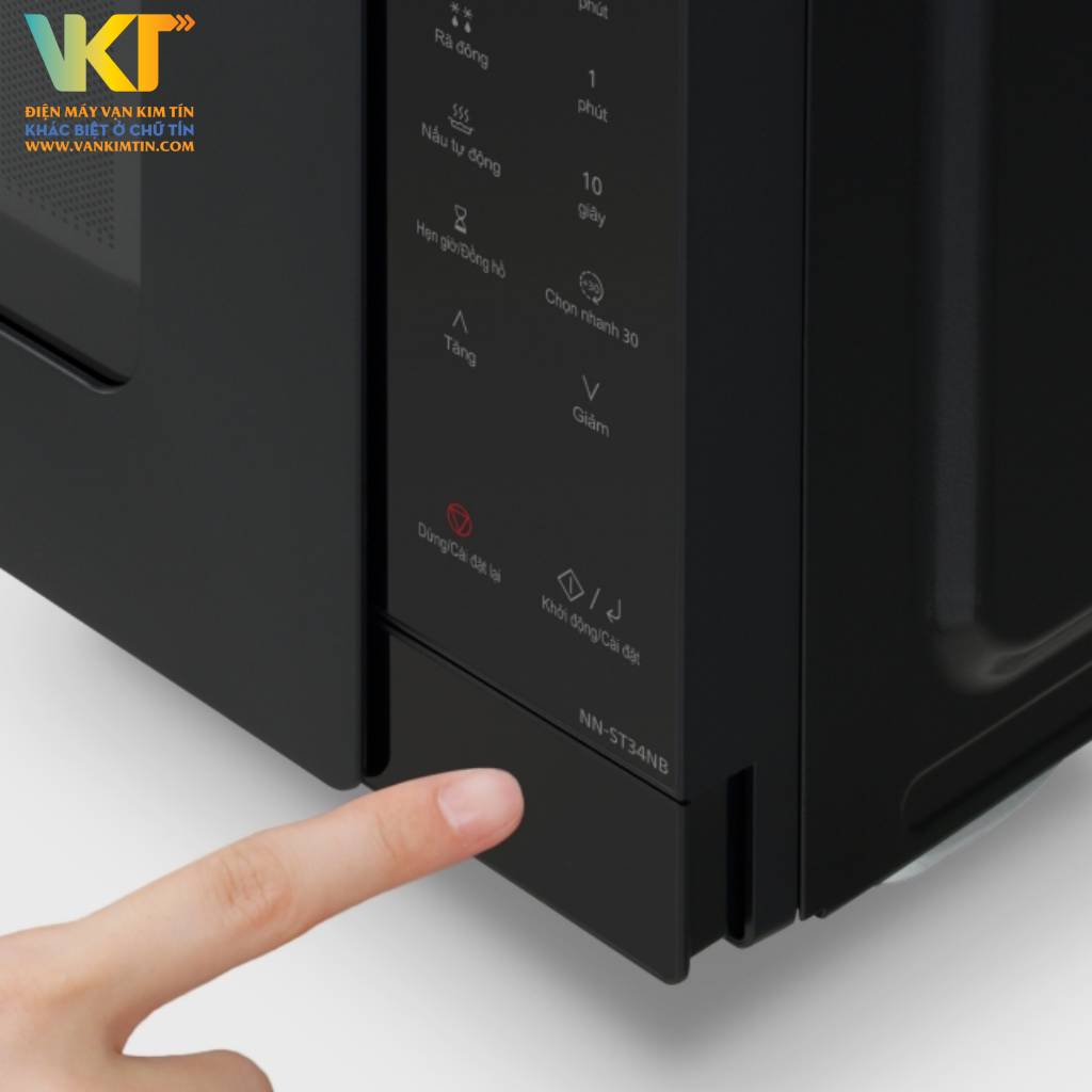 Lò vi sóng Panasonic NN-ST34NBYUE - Vi sóng nhanh kết hợp với tính năng hẹn giờ hữu ích
