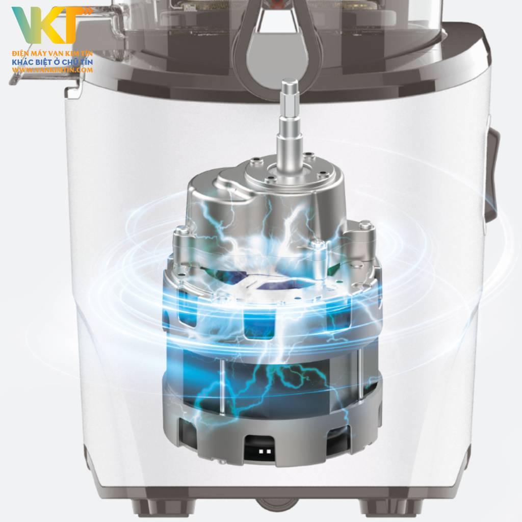 Máy ép trái cây tốc độ chậm Kuvings KSP-2428CB - Hoạt động êm ái với công suất mạnh mẽ 200W