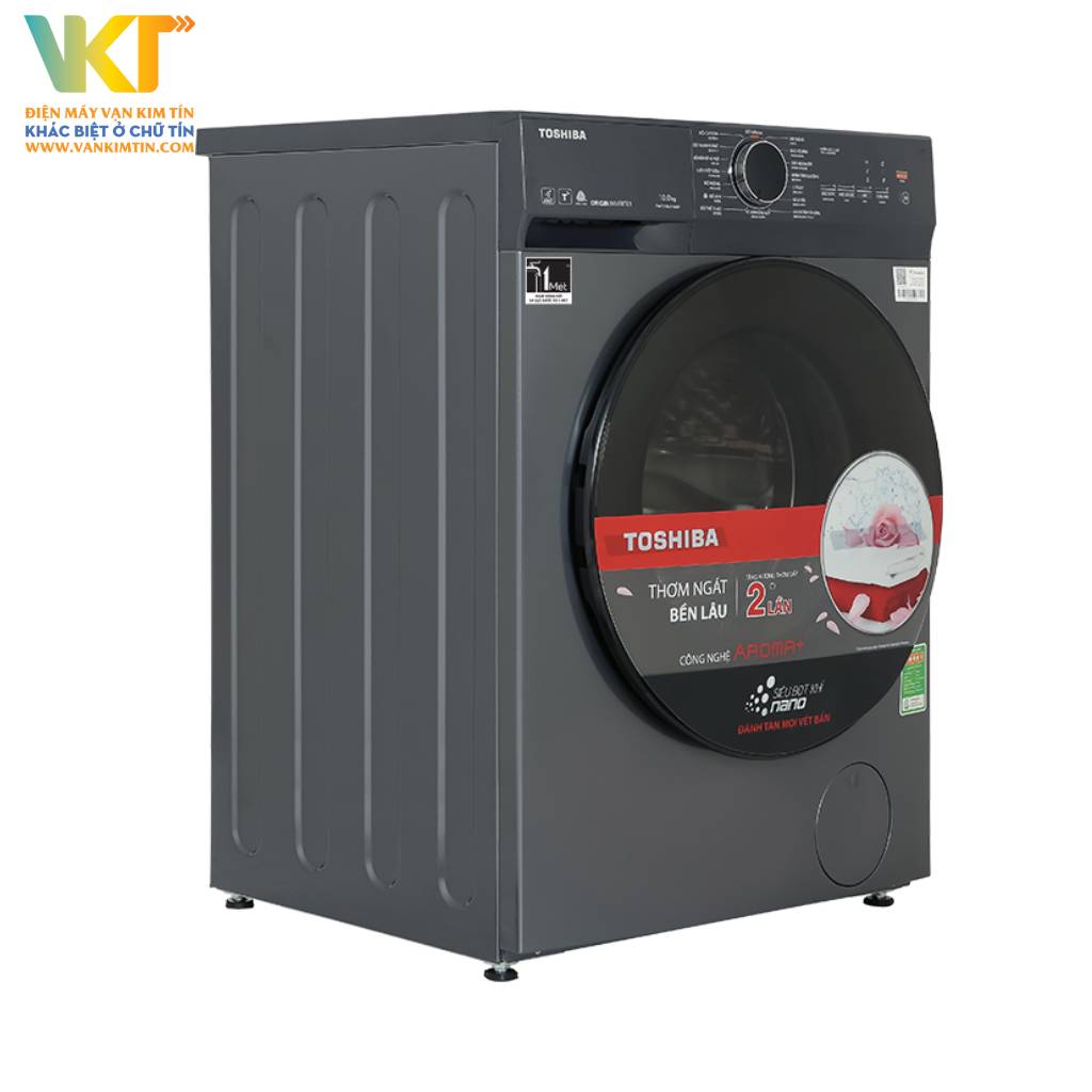 Máy giặt Toshiba Inverter 10 kg TW-T21BU110UWV(MG) - Tiết kiệm điện năng, không ảnh hưởng mọi người bằng công nghệ Origin Inverter