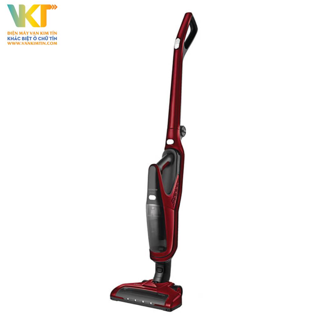 Máy hút bụi không dây Hitachi PV-X85M MRE - Kiểu dáng nhỏ gọn, màu sắc bắt mắt, dễ tháo lắp 