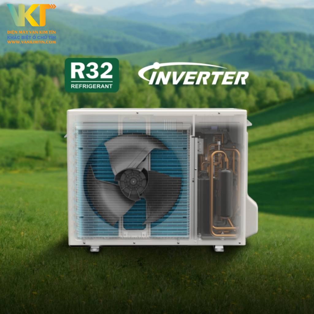 Máy lạnh Panasonic Inverter 2 HP CU/CS-XU18ZKH-8 - An toàn, thân thiện khi sử dụng Gas R32