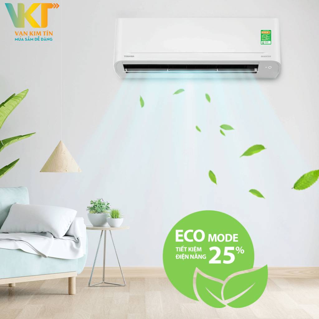 Máy lạnh Toshiba Inverter 2 HP RAS-H18S4KCV2G-V - Tăng khả năng tiết kiệm điện nhờ chế độ ECO