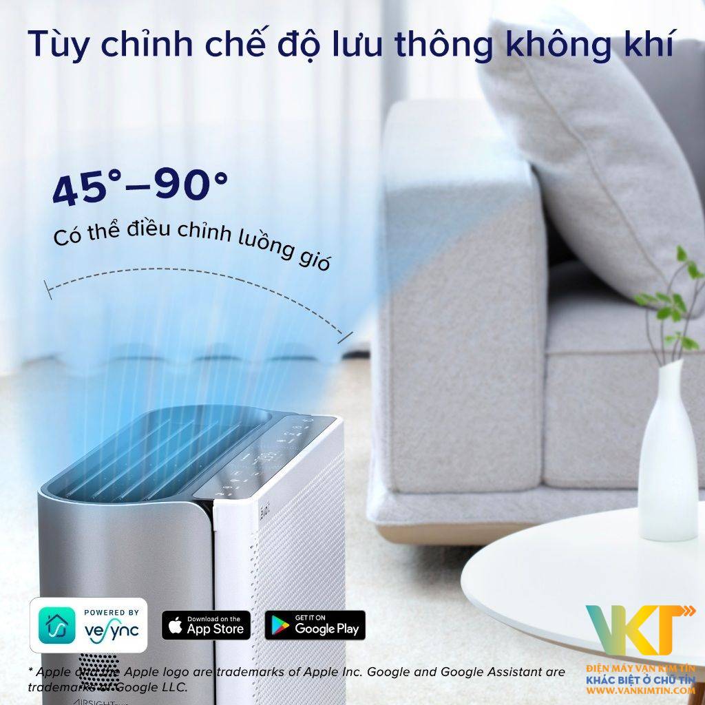 Máy lọc không khí Levoit Everest Air - Máy lọc tích hợp quạt làm sạch không khí