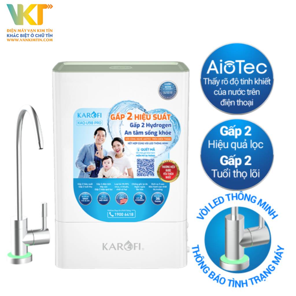 Máy lọc nước RO Karofi KAQ-U98 Pro - Giới thiệu