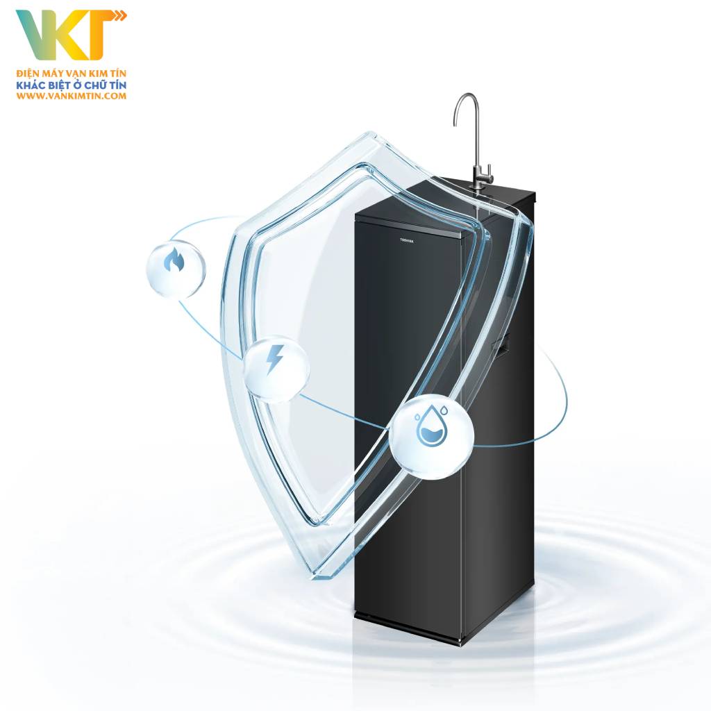 Máy lọc nước Toshiba TWP-NA1SVN(K) - Hệ thống Safeguard, tăng cường bảo vệ toàn diện hơn