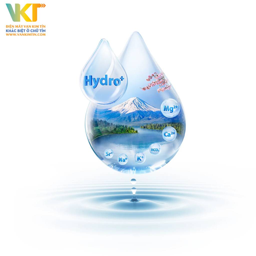 Máy lọc nước Toshiba TWP-WA2SVN(K) - Bổ sung nước kiềm dễ hấp thụ nhờ công nghệ OriginPure WATER