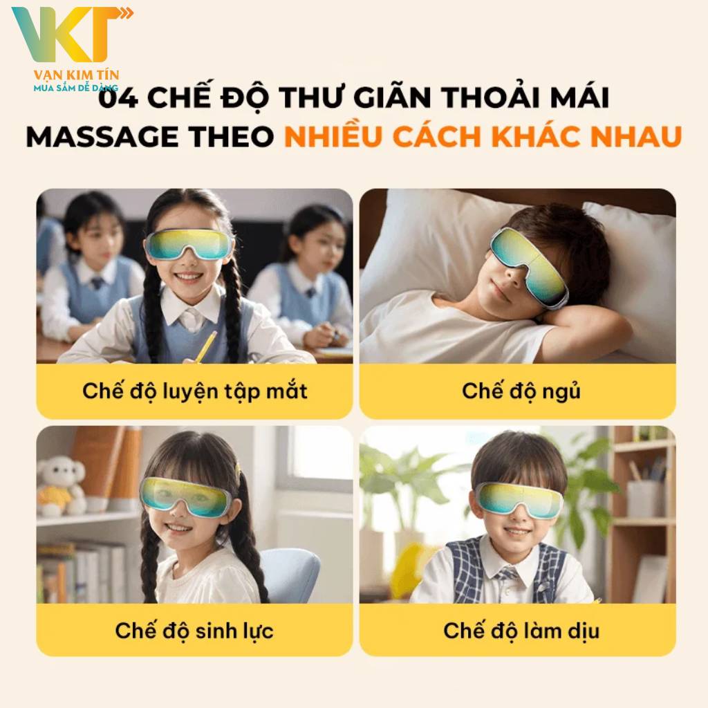 Máy massage mắt SKG E7-1 - Trang bị 4 chế độ khác nhau, đáp ứng nhu cầu sử dụng