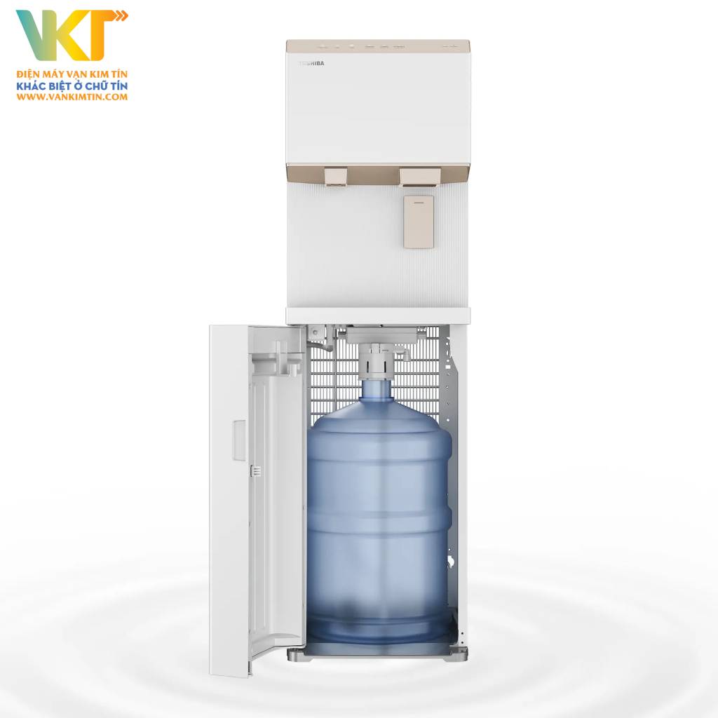 Máy nước nóng lạnh làm đá Toshiba RWF-IW2469BVN(W) - Thiết kế bình nước gắn dưới kết hợp tiện lợi và tính thẩm mỹ 