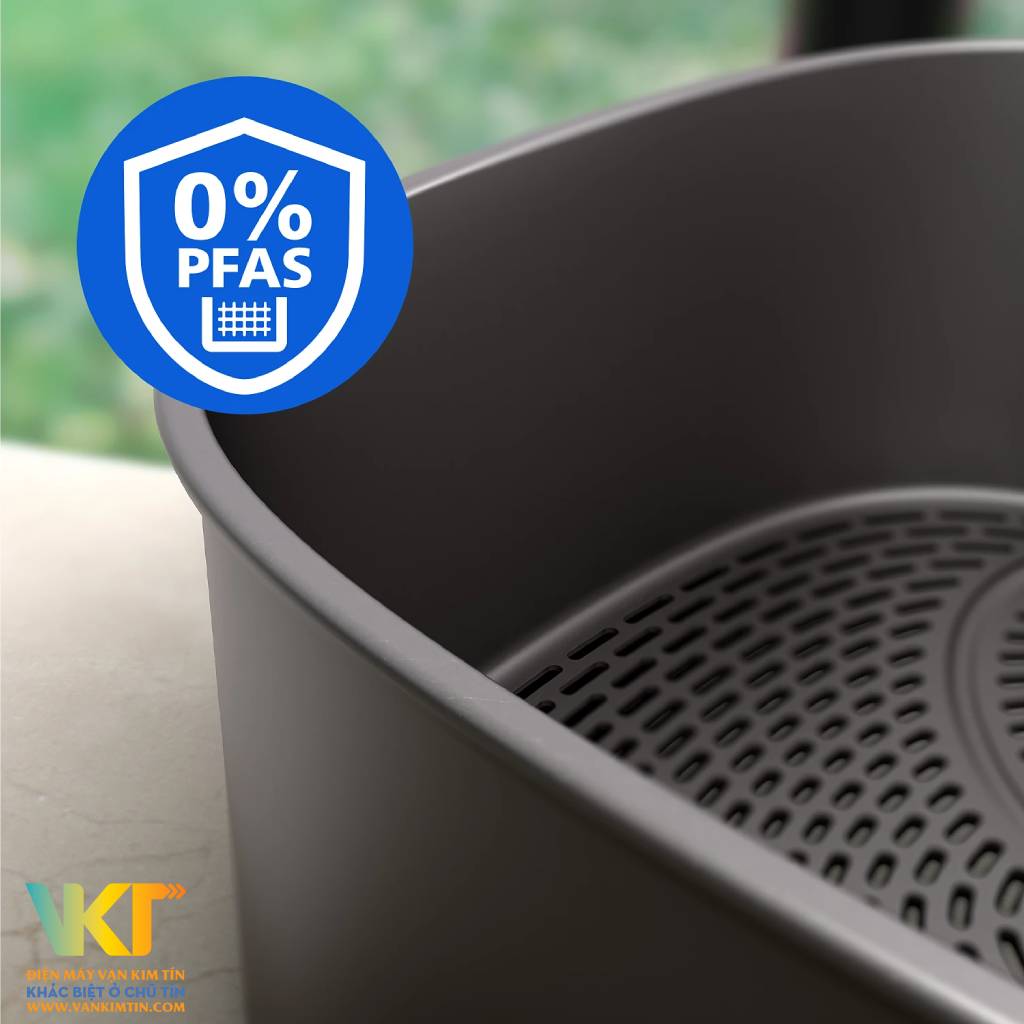 Nồi chiên không dầu Philips 10 lít NA462/70 - Chất liệu lớp phủ gốm, an toàn cho sức khỏe