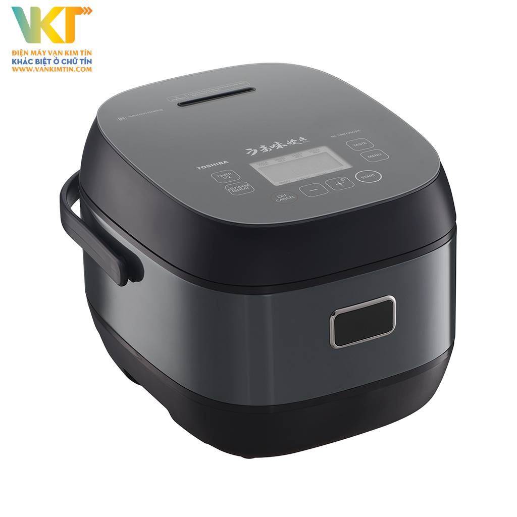 Nồi cơm điện cao tần Toshiba RC-15IP1UVN(K) - Kiểu dáng hiện đại, tinh tế, bảng điều khiển màn LCD lớn