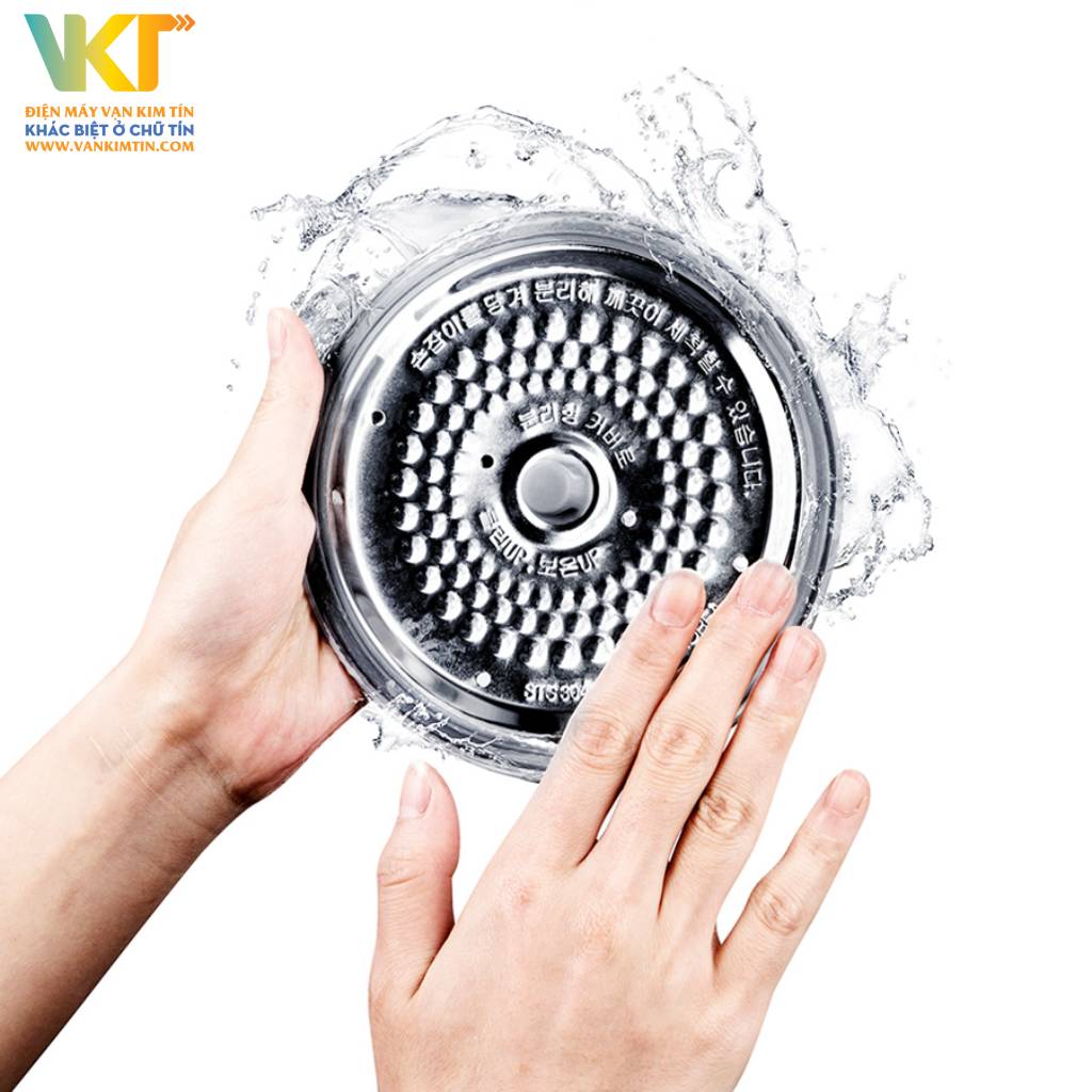 Nồi cơm điện tử cao tần áp suất Cuckoo 0.5 lít CRP-EHS0309F/WHGOVNCV - Nồi luôn được sạch sẽ với chế độ xả hơi liên tục
