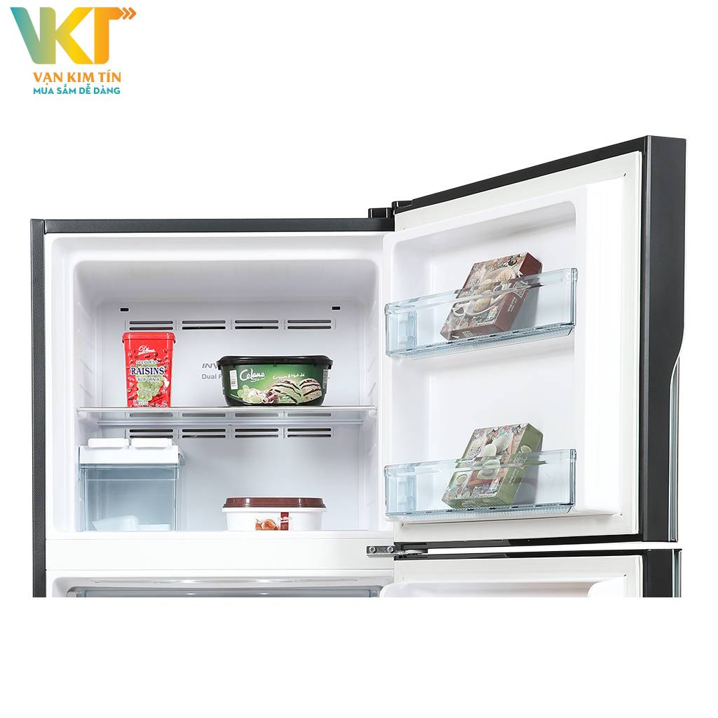 Tủ lạnh Hitachi Inverter 339 lít R-FVX450PGV9 GBK - Trang bị đèn Led dễ dàng tìm thực phẩm