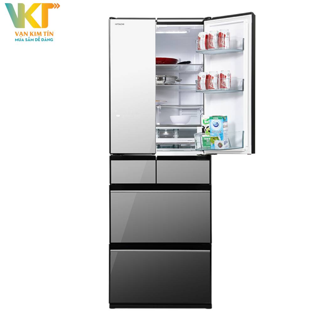 Tủ lạnh Hitachi Inverter 540 lít R-HW540RV X - Tận hưởng thực phẩm tươi ngon với ngăn chân không Vacuum Compartment 