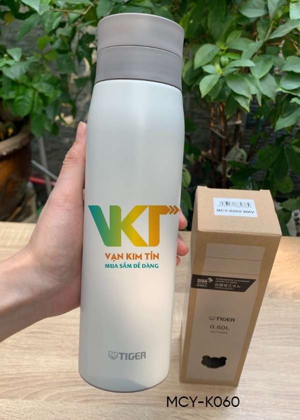 Bình Giữ Nhiệt Lưỡng Tính Tiger MCY-K060 - Màu xám trắng