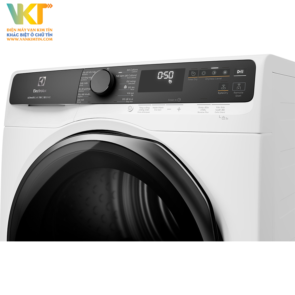 Máy sấy bơm nhiệt Electrolux UltimateCare 9 kg EDH903R7WC