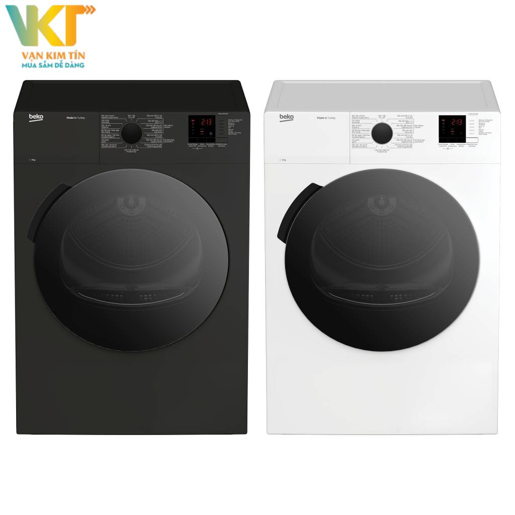 Máy sấy thông hơi Beko 9 kg DA9112RX0 - Thiết kế lồng ngang gọn gàng, dễ dàng bố trí