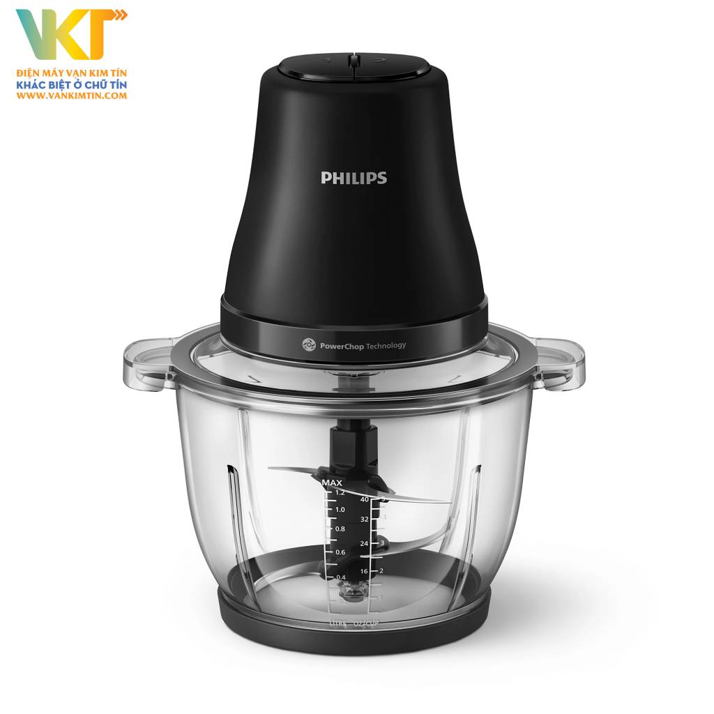 Máy xay thịt Philips HR1502/00 - Sở hữu lối thiết kế nhỏ gọn, hiện đại, chân đến chống trượt
