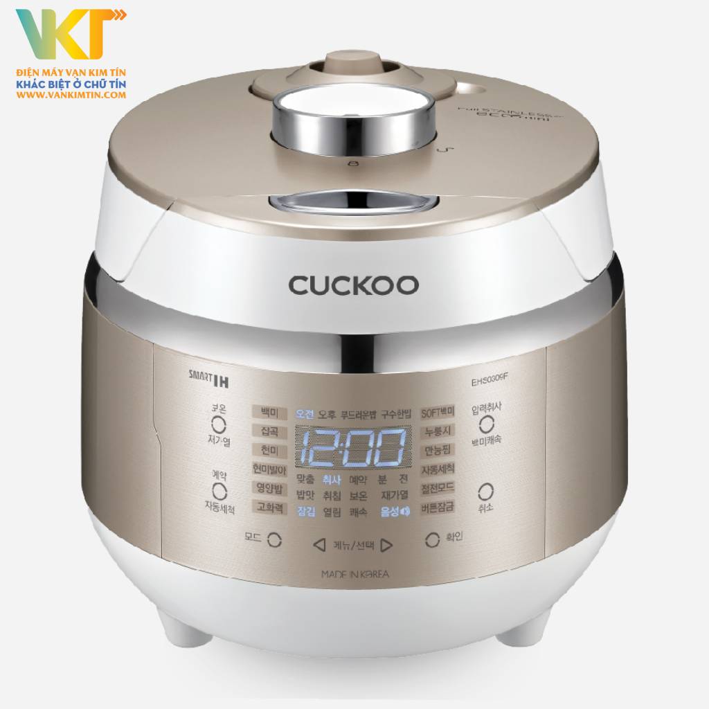 Nồi cơm điện tử cao tần áp suất Cuckoo 0.5 lít CRP-EHS0309F/WHGOVNCV