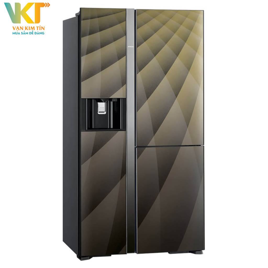 Tủ lạnh Hitachi Inverter 569 lít R-FM800XAGGV9X DIA - Dung tích 569 lít đáp ứng nhu cầu cho các gia đình 5 - 7 thành viên