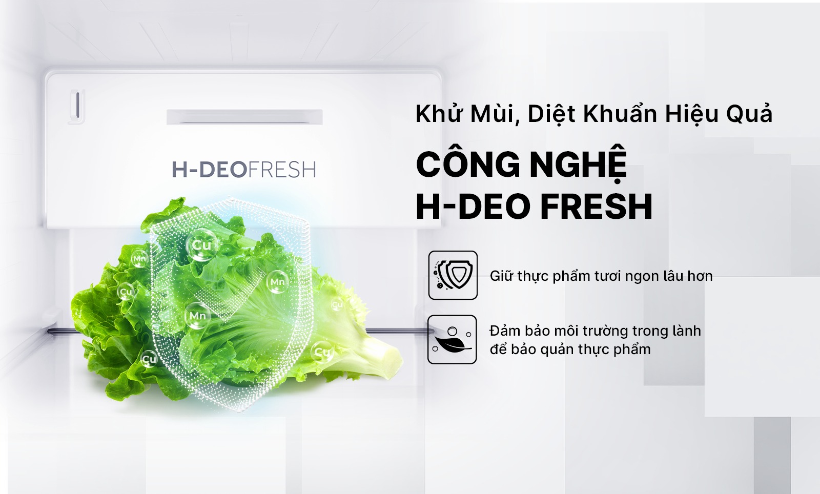 H-DEO Fresh Trên Tủ Lạnh AQUA
