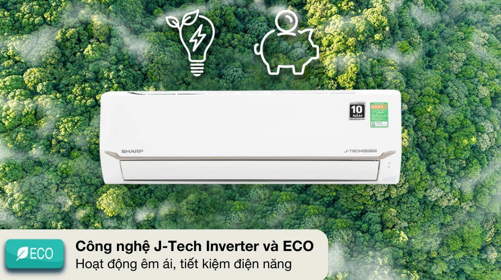 J-Tech Inverter trên máy lạnh Sharp