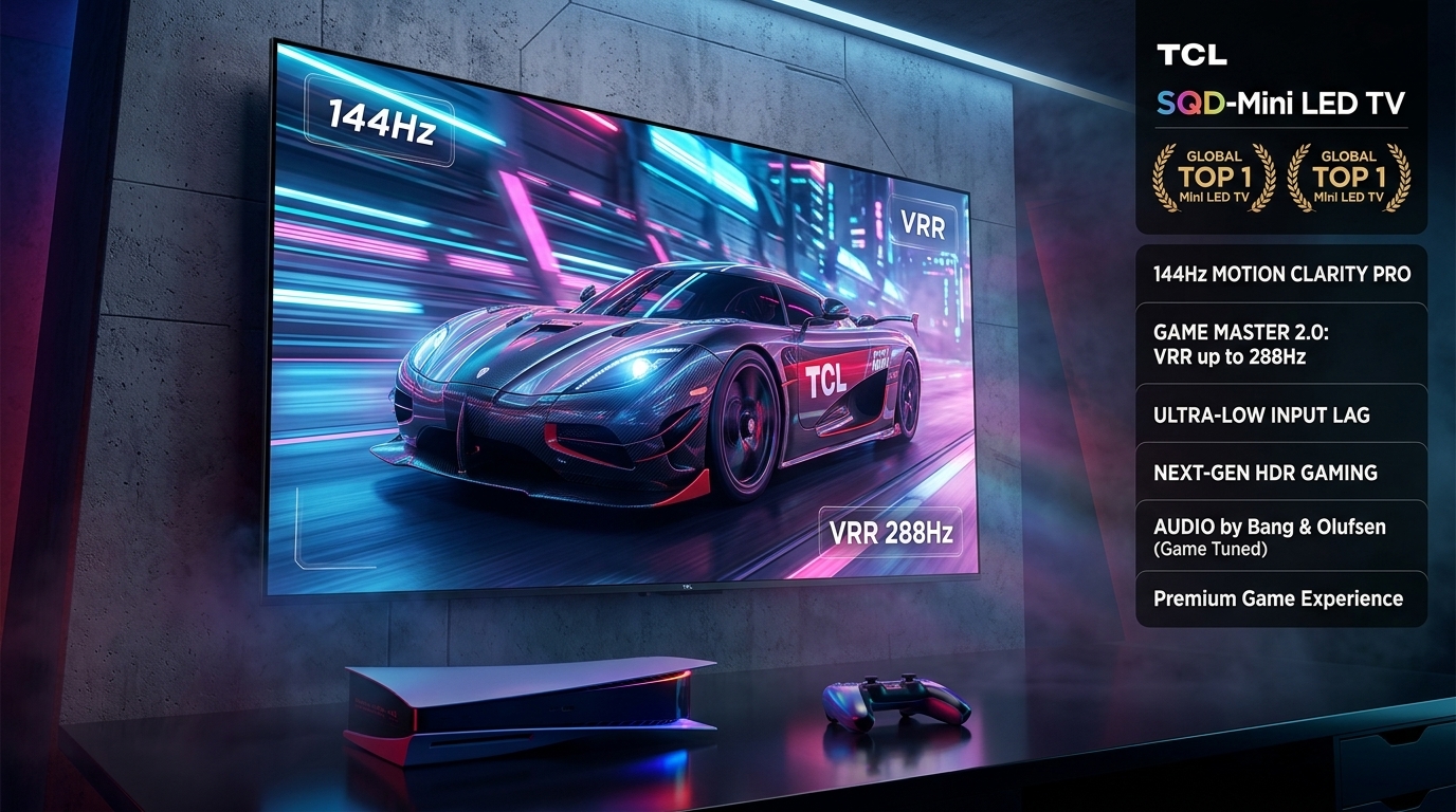 TCL C7L chơi PS5 có tốt không?