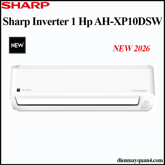 Máy lạnh Sharp Inverter 1 HP AH-XP10DSW