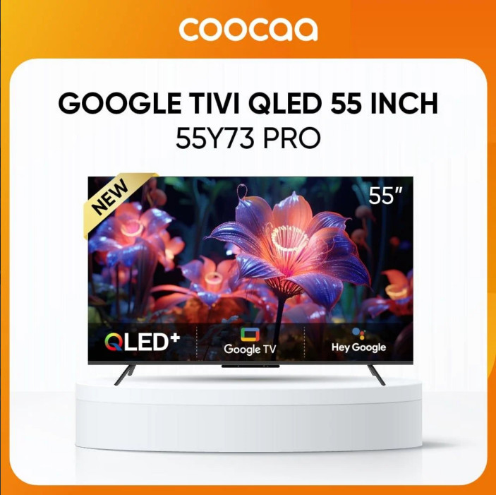 Google Tivi Coocaa 55Y73 Pro 4K QLED 55 inch