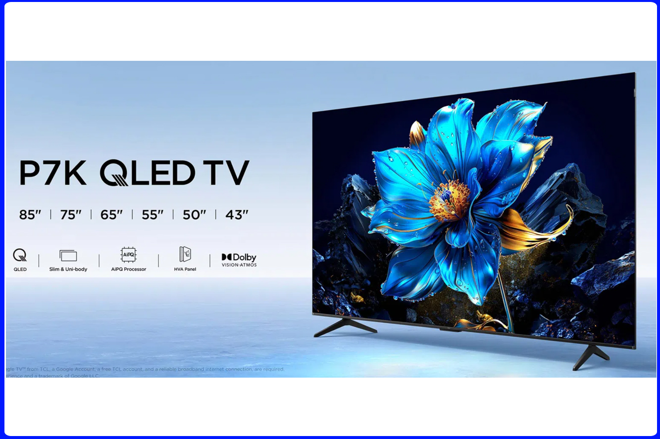 Google Tivi QLED TCL 4K 55 inch 55P7K