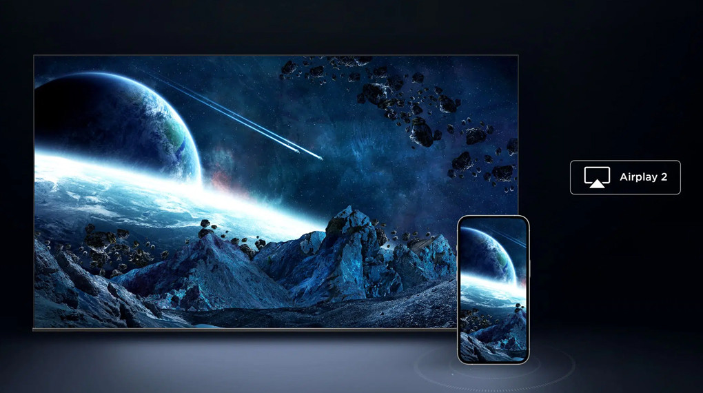 Google Tivi TCL 4K 75 inch 75C755 QD-Mini LED AirPlay 2