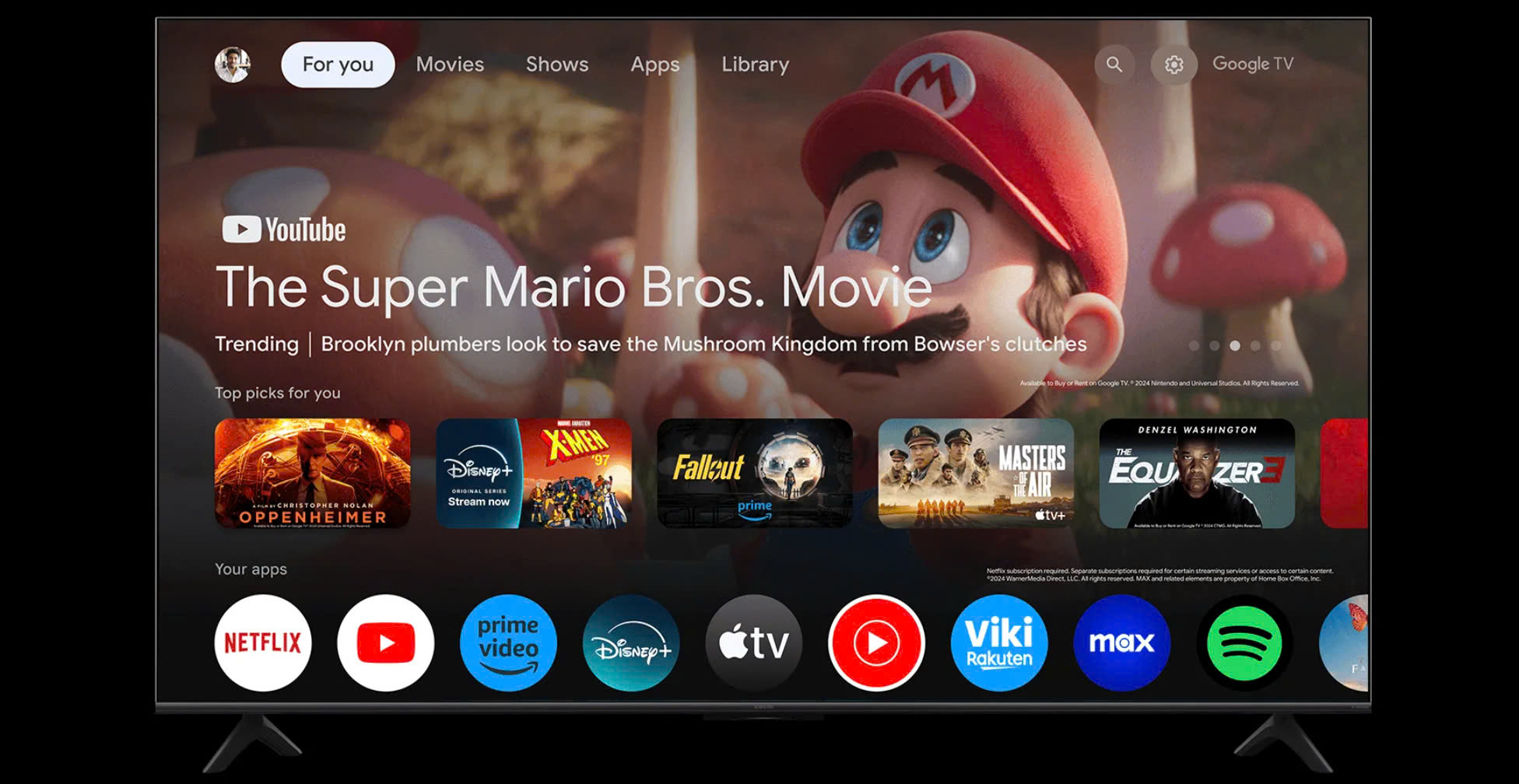 Google Tivi Xiaomi QLED 4K 85 Inch L85MA-MAXEA Google TV tích hợp