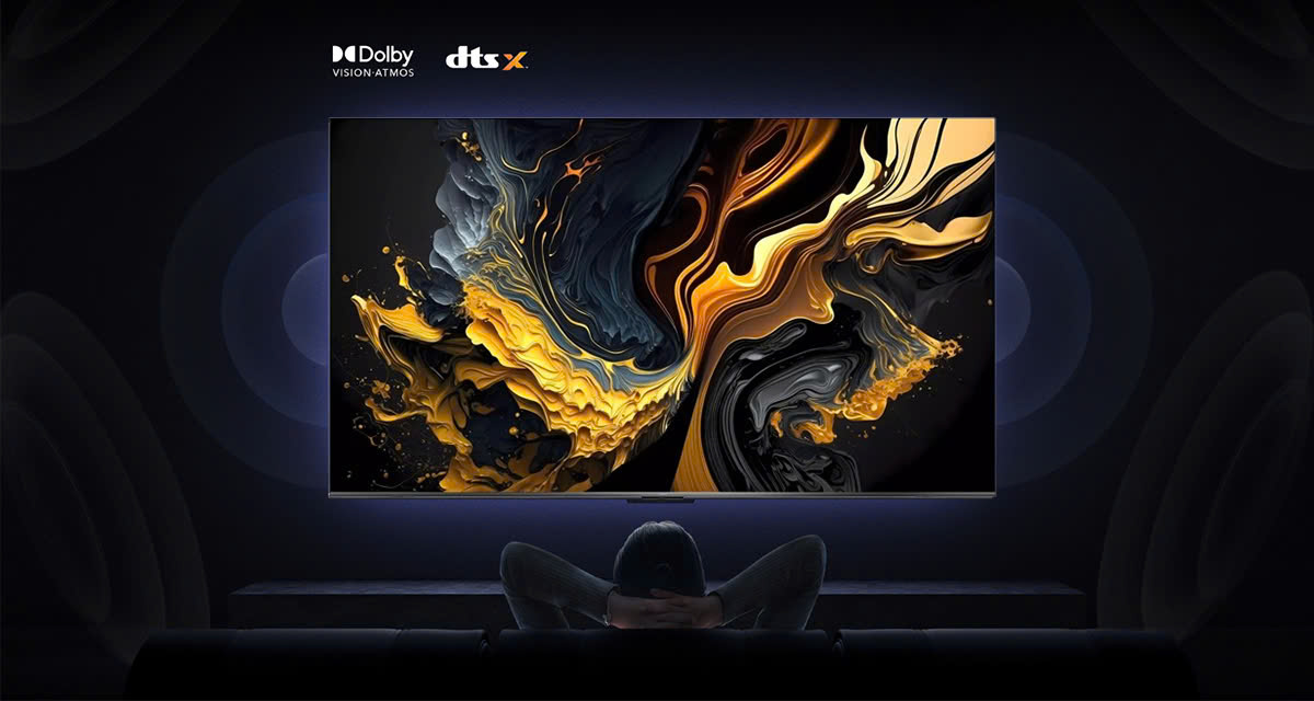 Google Tivi Xiaomi QLED 4K 85 Inch L85MA-MAXEA Dolby Atmos