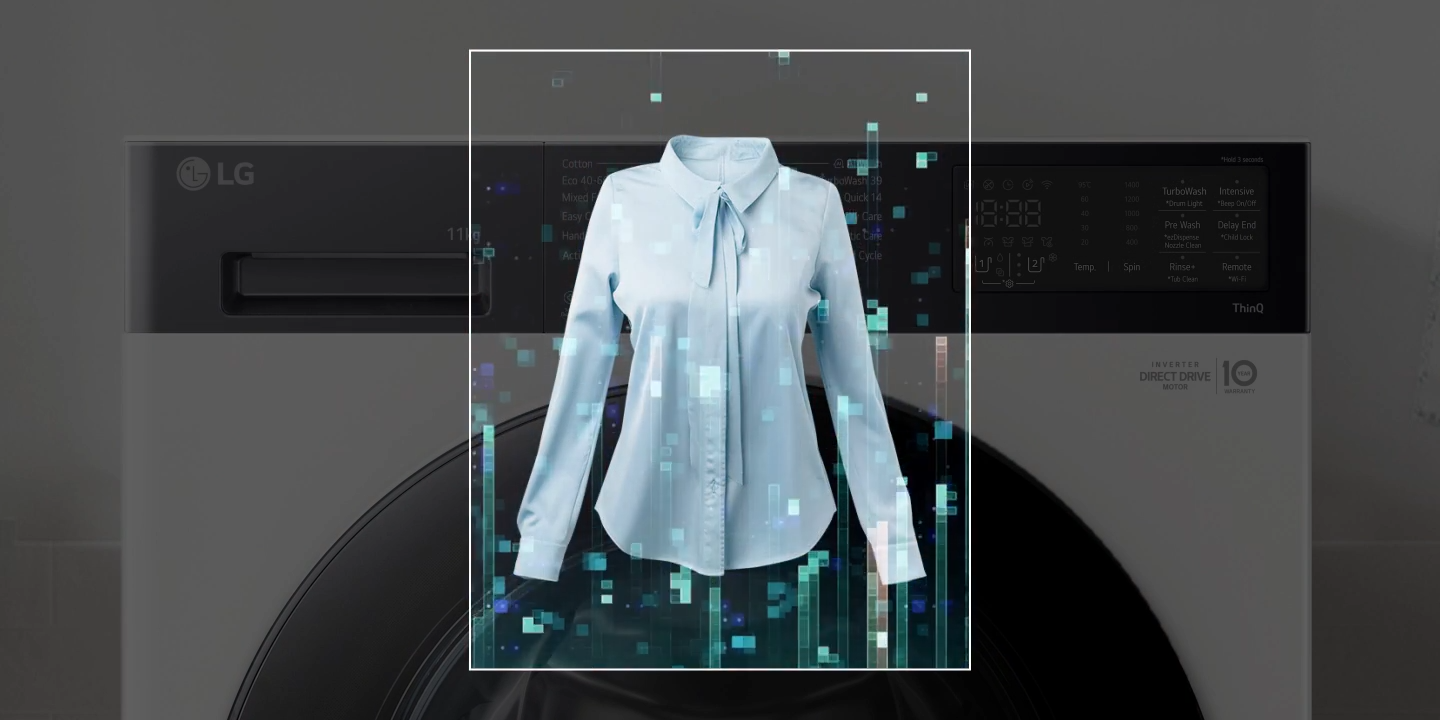 AI Wash 2.0 Máy giặt LG Inverter 11kg FX1411N5W