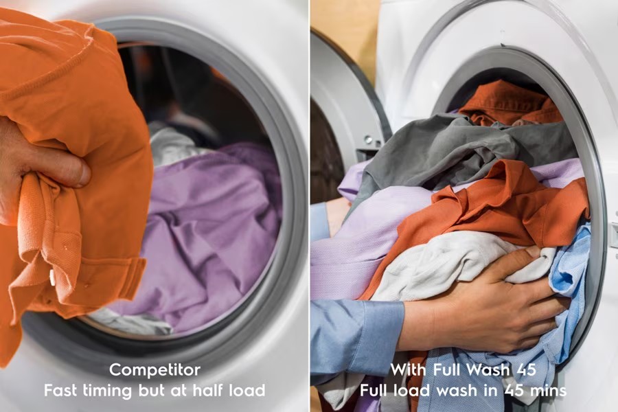 Máy Giặt Sấy Electrolux EWW1023P5SC giặt 10 kg - sấy 7 kg FullWash 45