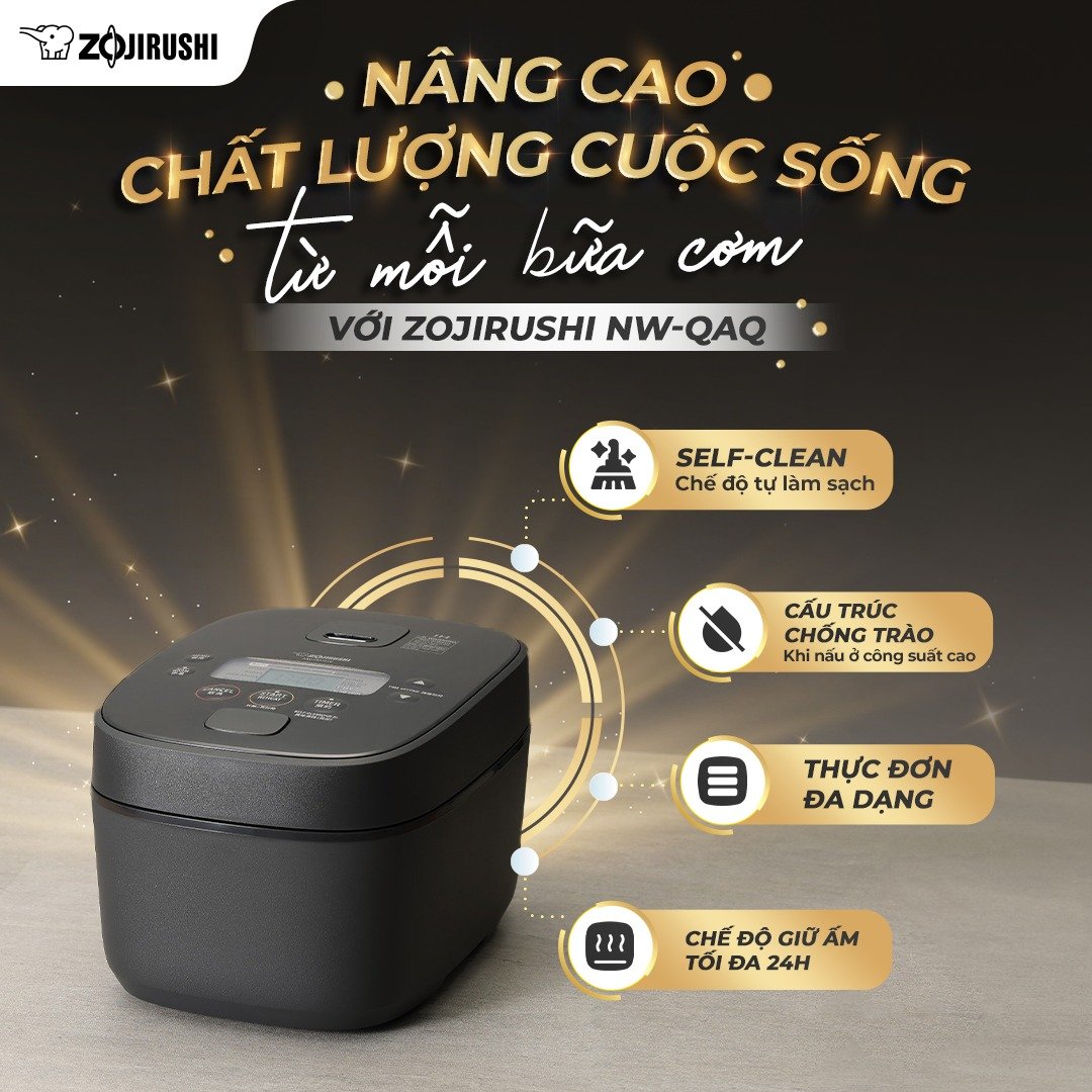 Nồi Cơm Điện Cao Tần IH Zojirushi 1 Lít NW-QAQ10