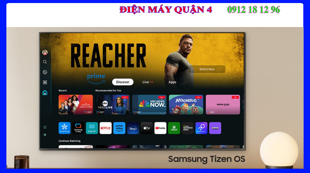 Smart Tivi Neo QLED Samsung 8K 65 inch QA65QN800D Hệ điều hành Tizen