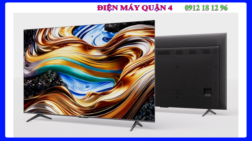 TCL 50P755 Google Tivi 4K 50 Inch Thiết Kế