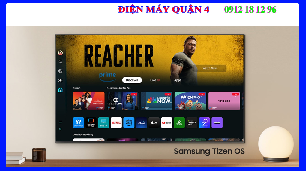 Smart Tivi Samsung 4K 55 Inch UA55DU7700 Tizen OS