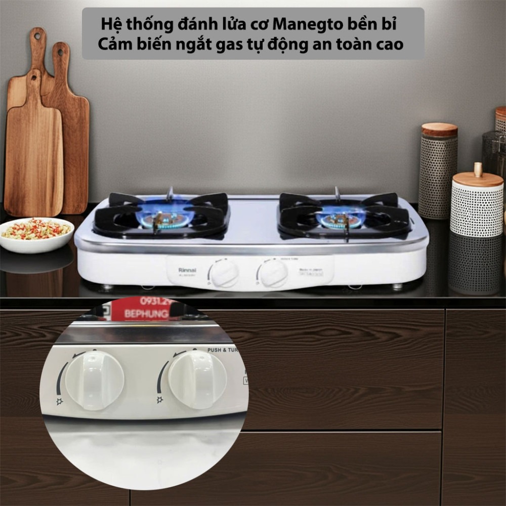 Bếp gas dương Rinnai RJ-554S(SV)