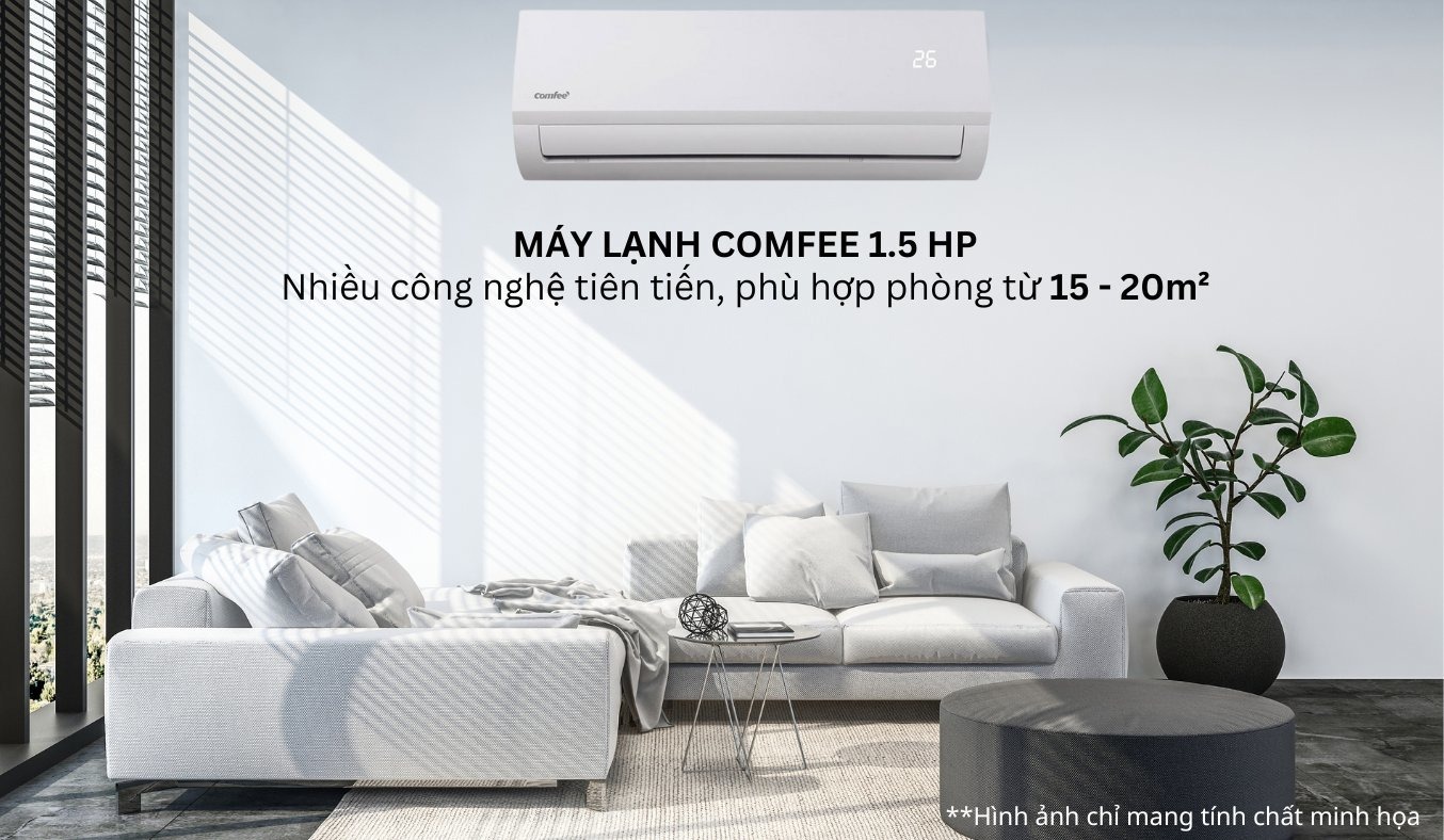 Máy lạnh Comfee 1.5 HP CFS-12FGY