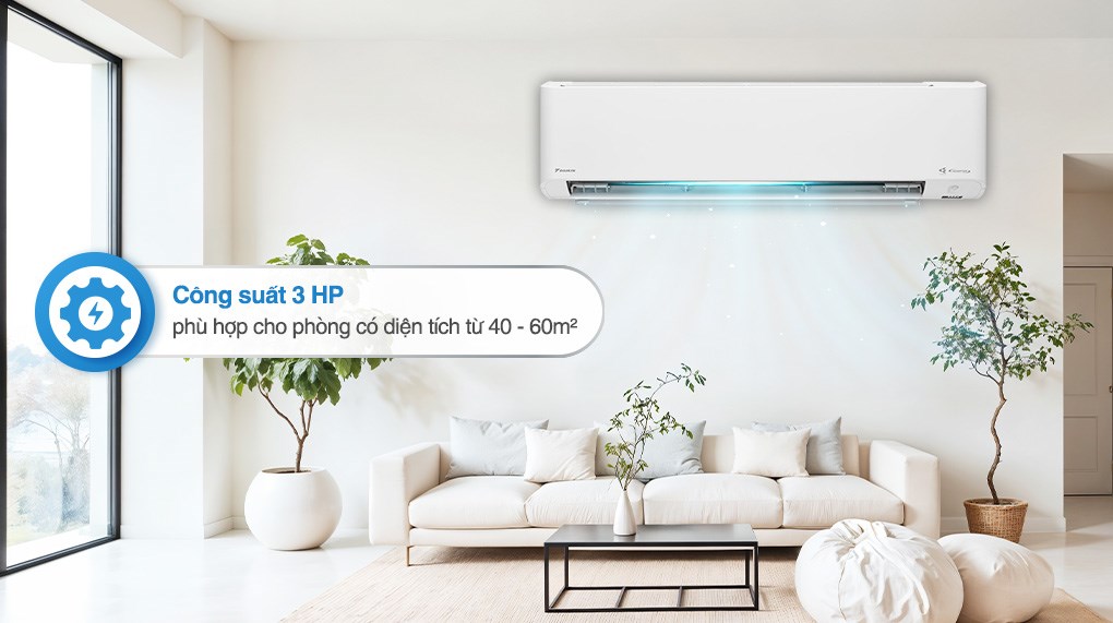 Máy lạnh Daikin Inverter 3 HP FTKM71AVMV