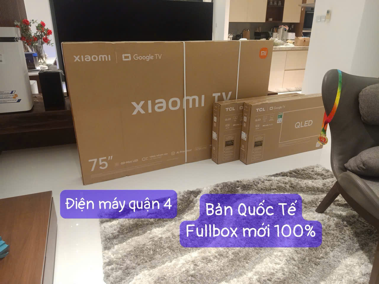 Google Tivi Xiaomi S Pro Mini LED 4K 75 Inch L75MB-SSEA